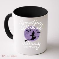 Halloween SOMETHING WICKED This WAY COMES Shakespeare Coffee Mug thumb 0