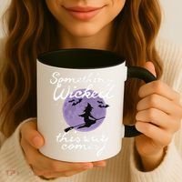 Halloween SOMETHING WICKED This WAY COMES Shakespeare Coffee Mug thumb 3