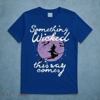 Halloween SOMETHING WICKED This WAY COMES Shakespeare T-Shirt thumb 5