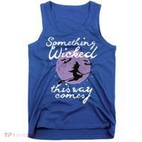 Halloween SOMETHING WICKED This WAY COMES Shakespeare Tank Top thumb 0