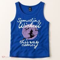 Halloween SOMETHING WICKED This WAY COMES Shakespeare Tank Top thumb 2
