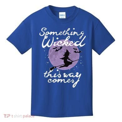 Halloween SOMETHING WICKED This WAY COMES Shakespeare Kids T-Shirt
