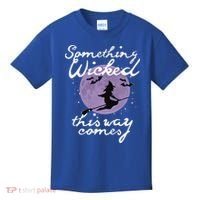 Halloween SOMETHING WICKED This WAY COMES Shakespeare Kids T-Shirt thumb 0