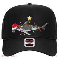 Hammerhead Shark Xmas Tree Lighting Santa Shark Christmas Gift Hat thumb 0