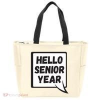 Hello Senior Year Gift Graduation Gift Tote Bag thumb 0