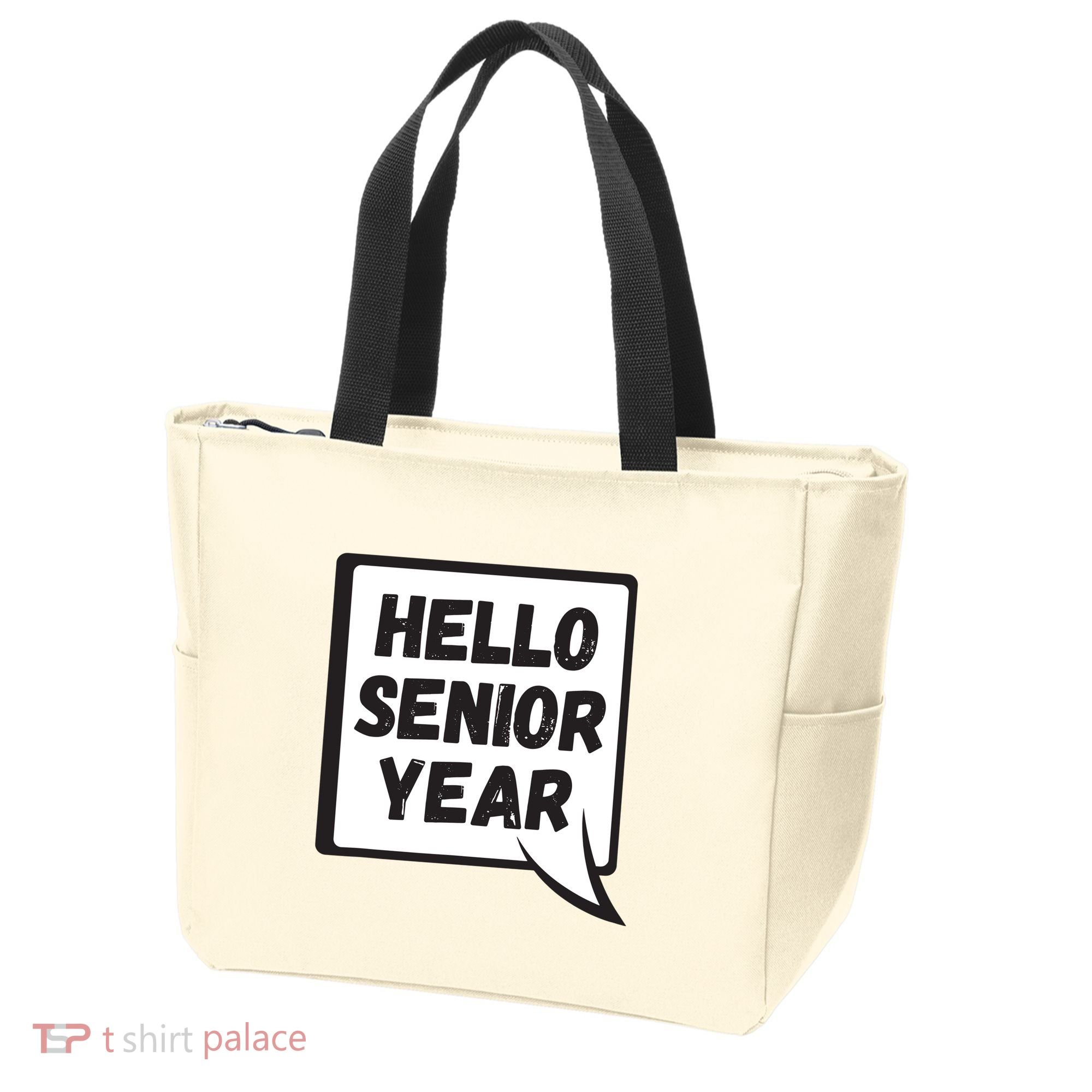 Hello Senior Year Gift Graduation Gift Tote Bag