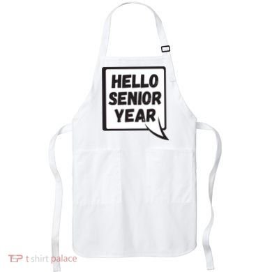 Hello Senior Year Gift Graduation Gift Apron