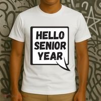 Hello Senior Year Gift Graduation Gift T-Shirt thumb 3