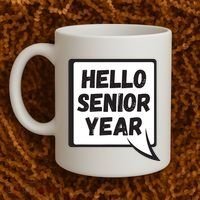 Hello Senior Year Gift Graduation Gift Coffee Mug thumb 2