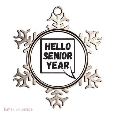 Hello Senior Year Gift Graduation Gift Ornament