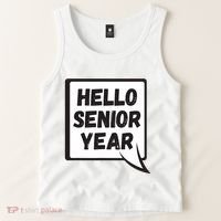 Hello Senior Year Gift Graduation Gift Tank Top thumb 2