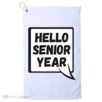 Hello Senior Year Gift Graduation Gift Golf Towel thumb 0