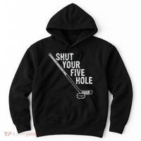 Hockey Shut Your Five Hole Goalie Hoodie thumb 0