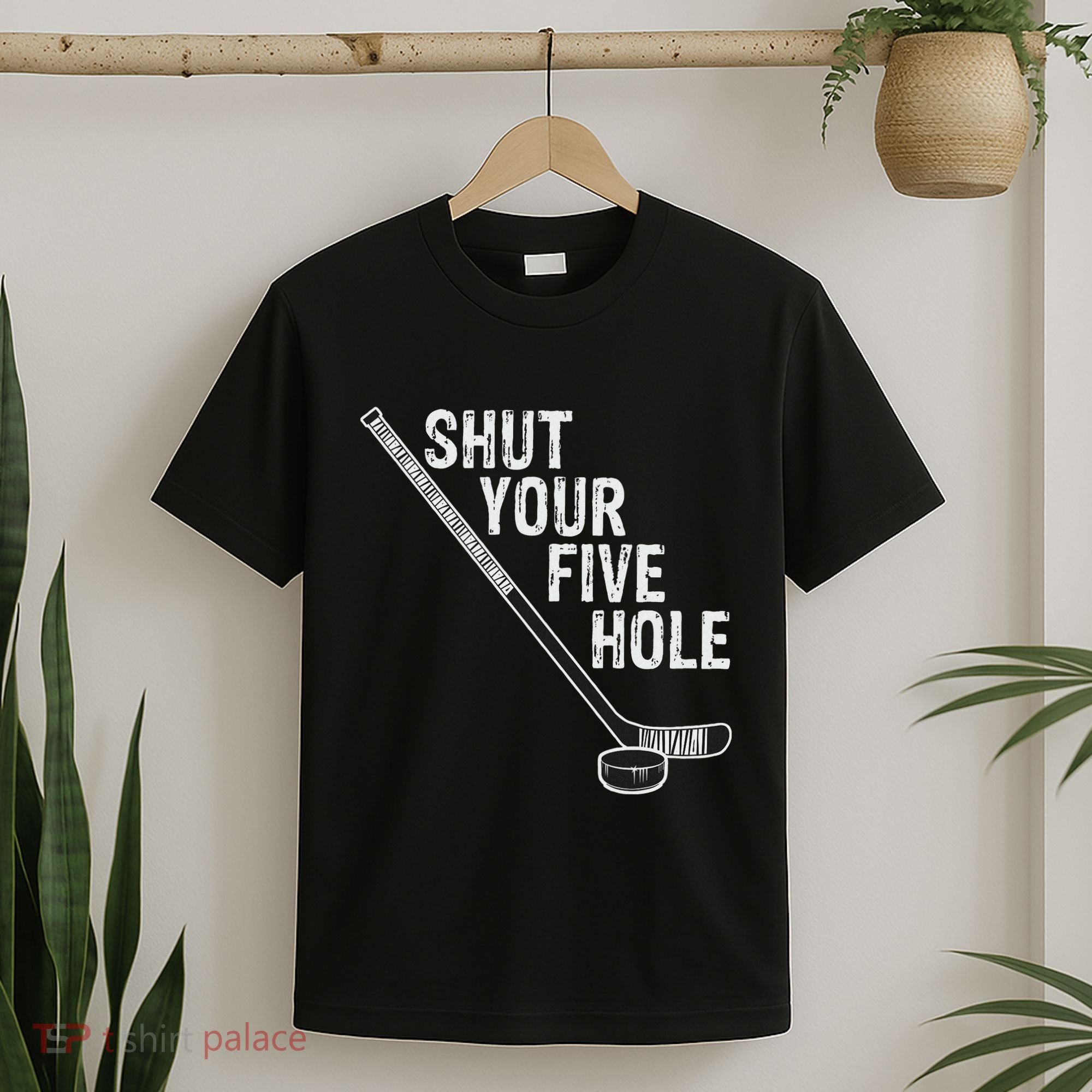 Hockey Shut Your Five Hole Goalie T-Shirt