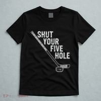 Hockey Shut Your Five Hole Goalie T-Shirt thumb 5