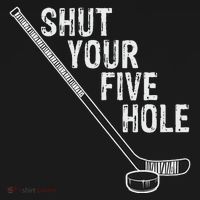 Hockey Shut Your Five Hole Goalie Mousepad thumb 1