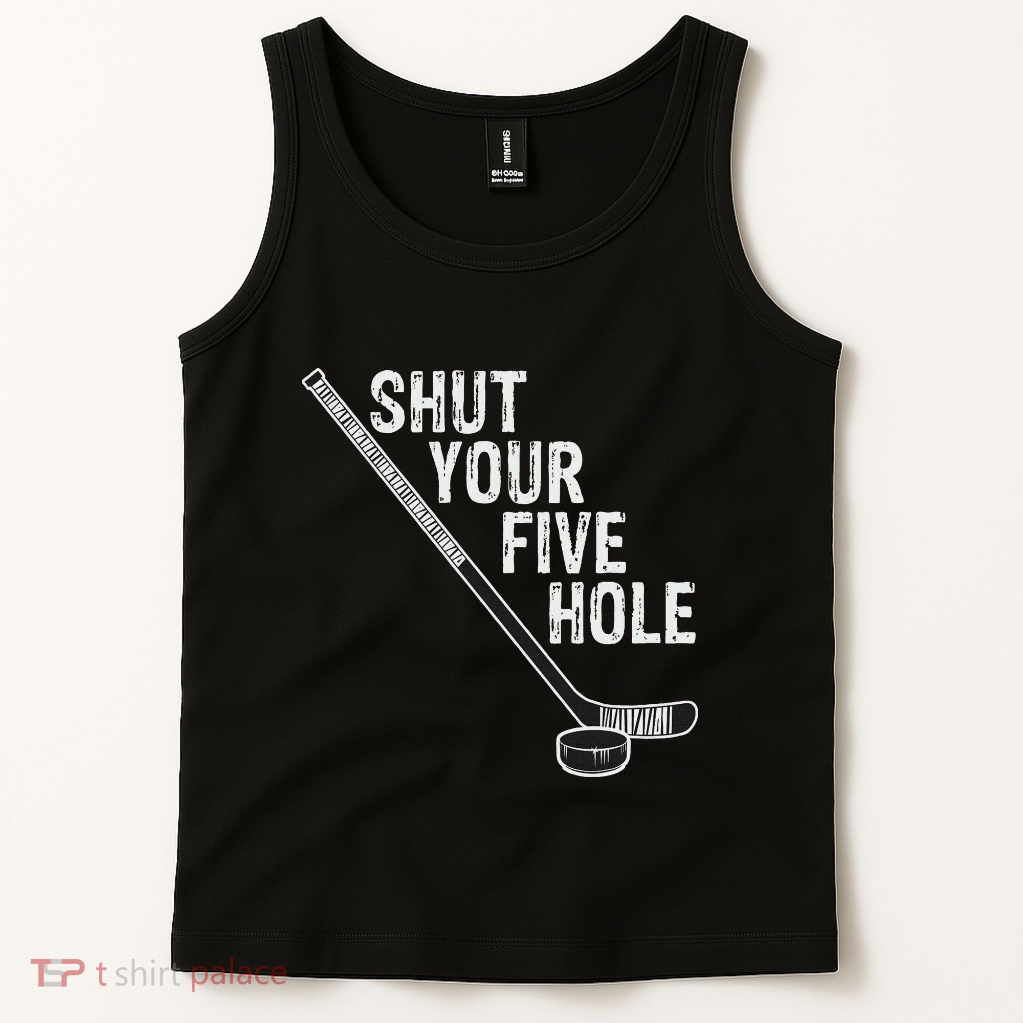 Hockey Shut Your Five Hole Goalie Tank Top
