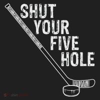 Hockey Shut Your Five Hole Goalie Golf Towel thumb 3