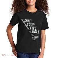 Hockey Shut Your Five Hole Goalie Kids T-Shirt thumb 2