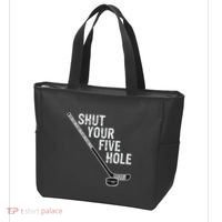 Hockey Shut Your Five Hole Goalie Tote Bag thumb 3