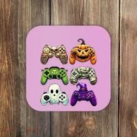 Halloween Skeleton Zombie Gaming Controllers Mummy Coaster thumb 0