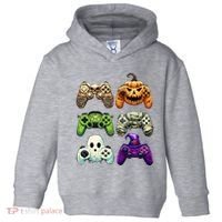 Halloween Skeleton Zombie Gaming Controllers Mummy Toddler Hoodie thumb 0