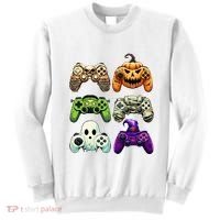 Halloween Skeleton Zombie Gaming Controllers Mummy Sweatshirt thumb 0