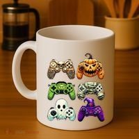 Halloween Skeleton Zombie Gaming Controllers Mummy Coffee Mug thumb 4
