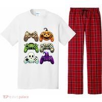 Halloween Skeleton Zombie Gaming Controllers Mummy Pajama Set thumb 0