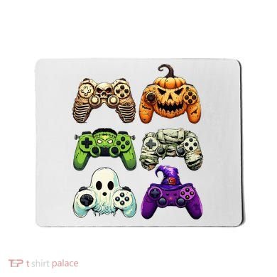 Halloween Skeleton Zombie Gaming Controllers Mummy Mousepad