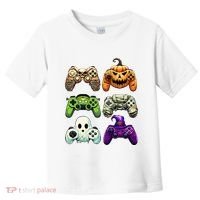 Halloween Skeleton Zombie Gaming Controllers Mummy Toddler T-Shirt thumb 0