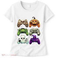 Halloween Skeleton Zombie Gaming Controllers Mummy Women's T-Shirt thumb 0