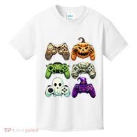 Halloween Skeleton Zombie Gaming Controllers Mummy Kids T-Shirt thumb 0