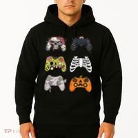 Halloween Skeleton Zombie Gaming Controllers Mummy Hoodie thumb 2