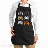 Halloween Skeleton Zombie Gaming Controllers Mummy Apron thumb 2