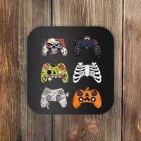 Halloween Skeleton Zombie Gaming Controllers Mummy Coaster thumb 0