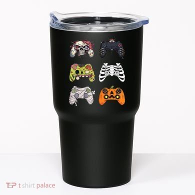 Halloween Skeleton Zombie Gaming Controllers Mummy Tumbler
