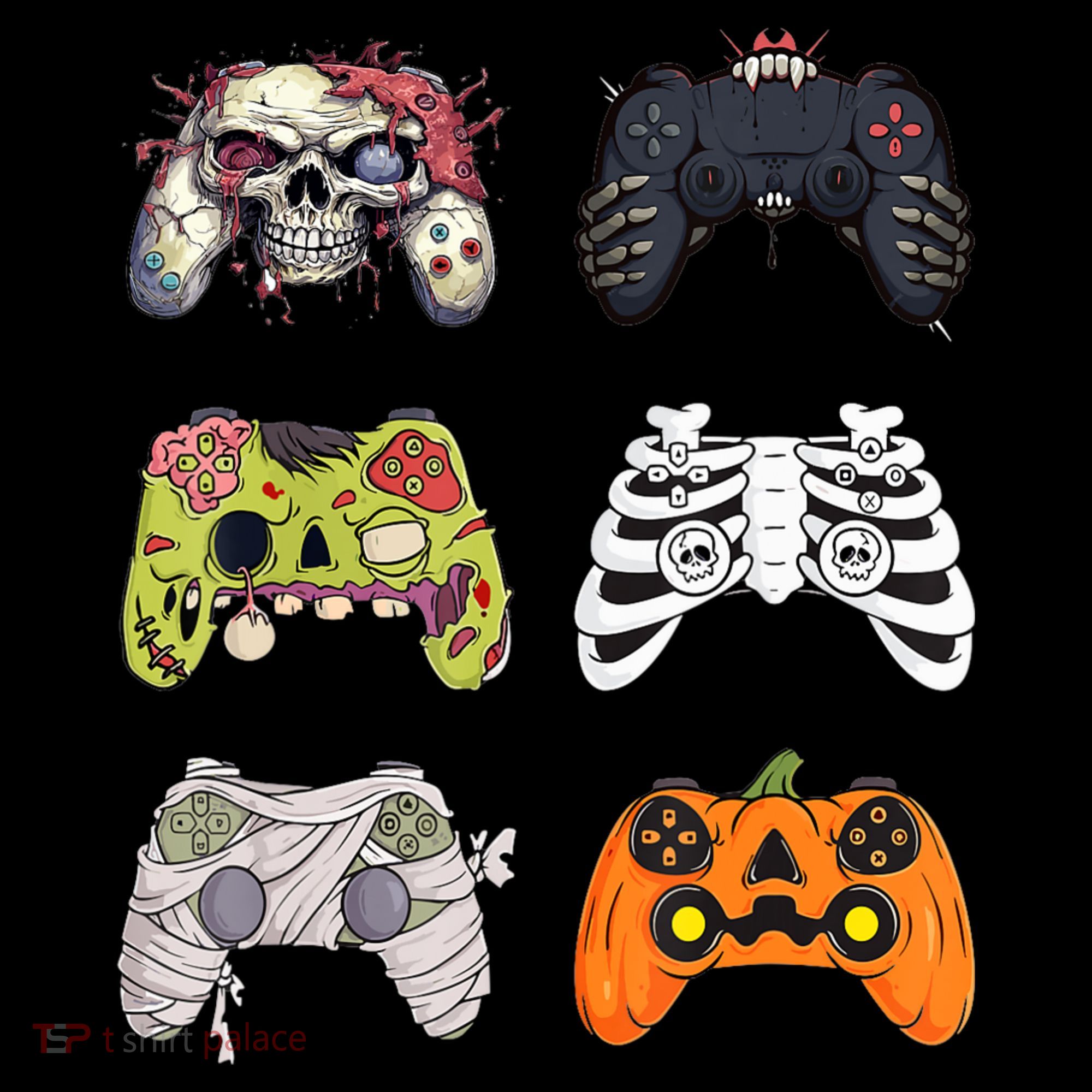 Halloween Skeleton Zombie Gaming Controllers Mummy Mousepad