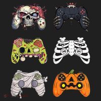 Halloween Skeleton Zombie Gaming Controllers Mummy Hat thumb 2