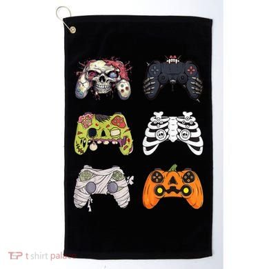 Halloween Skeleton Zombie Gaming Controllers Mummy Golf Towel
