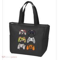 Halloween Skeleton Zombie Gaming Controllers Mummy Tote Bag thumb 3