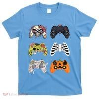 Halloween Skeleton Zombie Gaming Controllers Mummy T-Shirt thumb 0