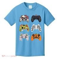Halloween Skeleton Zombie Gaming Controllers Mummy Kids T-Shirt thumb 0