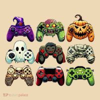 Halloween Skeleton Zombie Gaming Controllers Mummy Tote Bag thumb 4