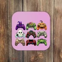 Halloween Skeleton Zombie Gaming Controllers Mummy Coaster thumb 0