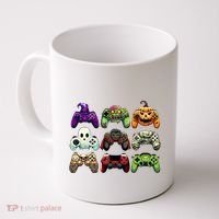 Halloween Skeleton Zombie Gaming Controllers Mummy Coffee Mug thumb 0