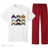 Halloween Skeleton Zombie Gaming Controllers Mummy Pajama Set thumb 0