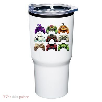 Halloween Skeleton Zombie Gaming Controllers Mummy Tumbler