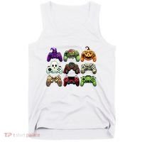 Halloween Skeleton Zombie Gaming Controllers Mummy Tank Top thumb 0