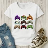 Halloween Skeleton Zombie Gaming Controllers Mummy Women's T-Shirt thumb 3